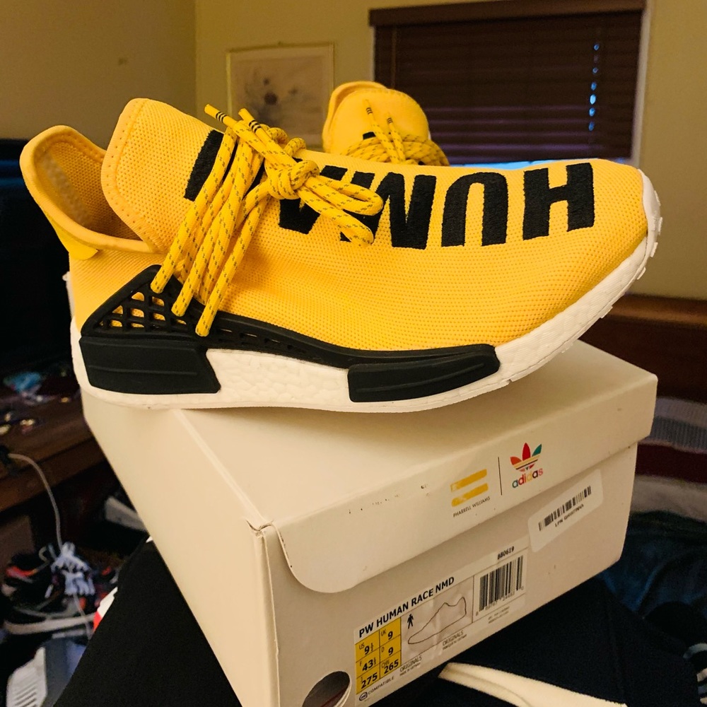 Adidas Pharrell Williams Human Race NMD Yellow OG 2016 Authentic